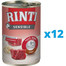 RINTI Sensible hovězí s rýži 12 x 400 g