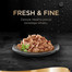 SHEBA Fresh&Fine Kuře a krůta v omáčce 50x50 g