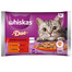 WHISKAS kapsička pro dospělé kočky 4x85g Classic Sets krmivo v želé kouskách s hovězím a drůbežím, jehněčím a kachním masem