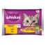 WHISKAS Poultry Feast želé kapsička s krůtím a kuřecím masem 4x85g - krmivo pro dospělé kočky