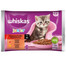 WHISKAS Junior Classic Meals Kuřecí a hovězí maso v omáčce 4x85g