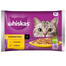 WHISKAS Adult sáček 85 g Poultry Feast mokré krmivo pro dospělé kočky v omáčce s: kuřecím masem, krůtím masem