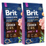 BRIT Premium By Nature Junior Small S 2 x 8 kg