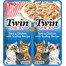 INABA Twin Tuňák s kuřecím masem a mušlemi ve vývaru pro kočky 2x40 g