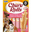 INABA Churu Rolls Chicken 8x12g s kuřecím masem a lososem