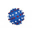 PET NOVA DOG LIFE STYLE Ježek míč 8,5 cm modrý