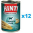 RINTI Singlefleisch Pure monoproteinové krmivo pro dospělé psy 12 x 400 g