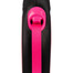 FLEXI Vodítko New Neon S Tape 5m růžové