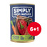 SIMPLY FROM NATURE konzerva pro psy Koňské maso s lněným semínkem 6 x 400 g + 1 ZDARMA