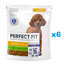 PERFECT FIT Sensitive 1+ Kompletní krmivo pro dospělé psy malých plemen, bohaté na krůtí maso 6x825 g