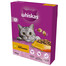 WHISKAS Adult 300 g Kompletní suché krmivo s lahodným kuřecím masem pro dospělé kočky