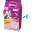 WHISKAS Junior 6x1,4 kg kompletní krmivo pro koťata s lahodným kuřecím masem