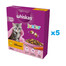 WHISKAS Junior 5x800 g kompletní suché krmivo pro koťata s lahodným kuřecím masem