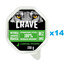 CRAVE Placičky na psím tácu s jehněčím a hovězím masem 14x150g