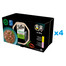 SHEBA Nature’s Collection Výběr příchutí tácky 32x85 g kompletní mokré krmivo pro dospělé kočky v omáčce, kousky s kuřecím masem a lososem