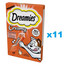 DREAMIES Creamy doplňkové krmivo s lahodným kuřecím masem pro kočky 44x10 g