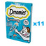 DREAMIES Creamy doplňkové krmivo s lahodným lososem pro kočky 44x10 g