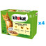 KITEKAT Drůbeží hody sáček 48x85 g kompletní krmivo pro dospělé kočky s kuřecím, krůtím a drůbežím masem v želé