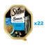 SHEBA Sauce Collection tác 22x85 g kompletní mokré krmivo pro dospělé kočky kousky s tuňákem v omáčce