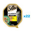 SHEBA Classics vanička 22x85 g Kompletní krmivo pro dospělé kočky s kachnou a kuřecím masem