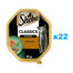 SHEBA Classics 22x85g plato, kompletní mokré krmivo pro dospělé kočky se zvěřinou v terině