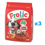 FROLIC Naturally Irresistible 3x2,6 kg polovlhké krmivo pro psy s čerstvým hovězím masem