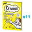 DREAMIES Krémové doplňkové krmivo s lahodným sýrem pro kočky 44x10 g