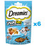 DREAMIES ShakeUps Multivitamins 6x55g pochoutka z mořských plodů pro kočky s příchutí lososa, tuňáka a krevet