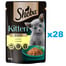SHEBA Kitten kapsička 28x85 g kompletní krmivo pro koťata, kousky s kuřecím masem v omáčce