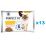 PERFECT FIT Sensitive 1+ 52 kapsiček x 85 g, kompletní krmivo pro dospělé kočky, v omáčce s kuřecím masem, s lososem