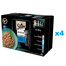SHEBA Selection Rybí příchutě kapsičky 48x85 g kompletní krmivo pro dospělé kočky v omáčce, kousky lososa a černé tresky, bílé ryby, mořské ryby, treska