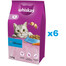 WHISKAS Adult 6x1,4 kg Kompletní krmivo pro dospělé kočky s lahodným tuňákem
