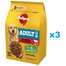 PEDIGREE Adult 3x2.6 kg s hovězím masem a zeleninou, kompletní krmivo pro dospělé psy velkých a středních plemen