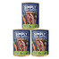 SIMPLY FROM NATURE Kachna s mrkví 3x 400 g konzervy pro psy