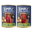 SIMPLY FROM NATURE Kozí maso a brambory + Koňské maso a brambory 400 g x 12ks