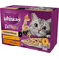 WHISKAS Tasty Mix Krémové variace s kuřecím, jehněčím a krůtím masem v omáčce 12x85g