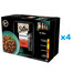 SHEBA Selection šťavnaté Smaki kapsičky 48x85 g kompletní krmivo pro dospělé kočky v omáčce, kousky s kuřecím a hovězím masem, kuřecím, jehněčím, kachním a krůtím masem