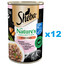 SHEBA konzerva 12x400 g Nature's Collection kompletní krmivo pro dospělé kočky s lososem zdobené batáty a zelenými fazolkami v omáčce