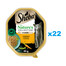 SHEBA Nature’s Collection tác 22x85 g kompletní mokré krmivo pro dospělé kočky, kousky s krůtím masem, zdobené mrkví v omáčce