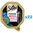 SHEBA Finesse miska 22x85 g kompletní mokré krmivo pro dospělé kočky s lososem v pěně