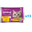 WHISKAS Senior 52x85g kapsičky s krmivem Poultry Feast pro starší kočky v želé s: kuřecím masem a krůtou