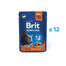 BRIT PREMIUM Pouch Salmon Sterilized 12 x 100g z łososiem dla kotów sterylizowanych