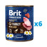 BRIT Premium by Nature indyk i wątroba mokra karma dla szczeniąt 6 x 800 g