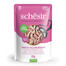 SCHESIR Jelly Adult Tuna&Chicken&Ham Tuňák a kuře se šunkou v želé pro kočky 85 g