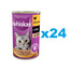 WHISKAS Adult 24x400 g kompletní krmivo pro dospělé kočky s kuřecím masem v omáčce