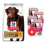 HILL'S Science Plan Canine Adult Healthy Mobility Large Breed Chicken 14 kg krmivo pro psy velkých plemen podpora kloubů s kuřecím masem + 4 konzervy ZDARMA