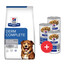 HILL'S Prescription Diet Canine Derm Complete 12 kg krmivo pro posílení pleti psa + 3 konzervy ZDARMA