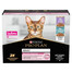 PURINA PRO PLAN Delicate Digestion s krůtou a mořskými rybami v omáčce balení 10x85g mokré krmivo pro kočky s citlivým trávicím systémem