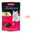 ANIMONDA Vom Feinsten Feines mit Filets Adult Hovězí a krůtí filet 6x85g mokré krmivo pro kočky