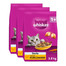 WHISKAS Sterile s lahodným kuřecím masem 3x3,8 kg krmivo pro kočky